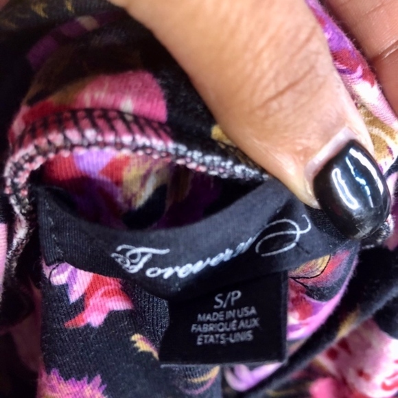 4/$30 Forever 21 Floral Stretch High Waist Mini Skirt SZ S - Picture 2 of 4